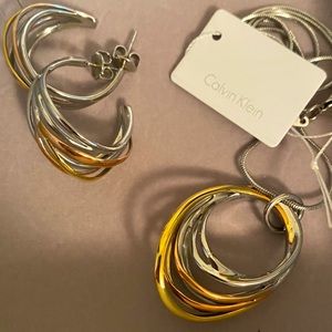 NWT Calvin Klein Mixed Metal Set